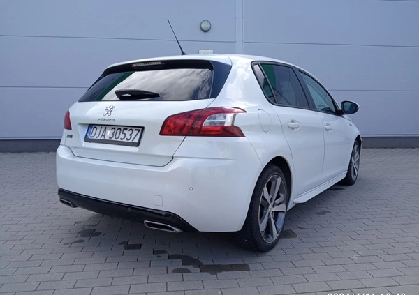 Peugeot 308 cena 39900 przebieg: 42252, rok produkcji 2017 z Jawor małe 232